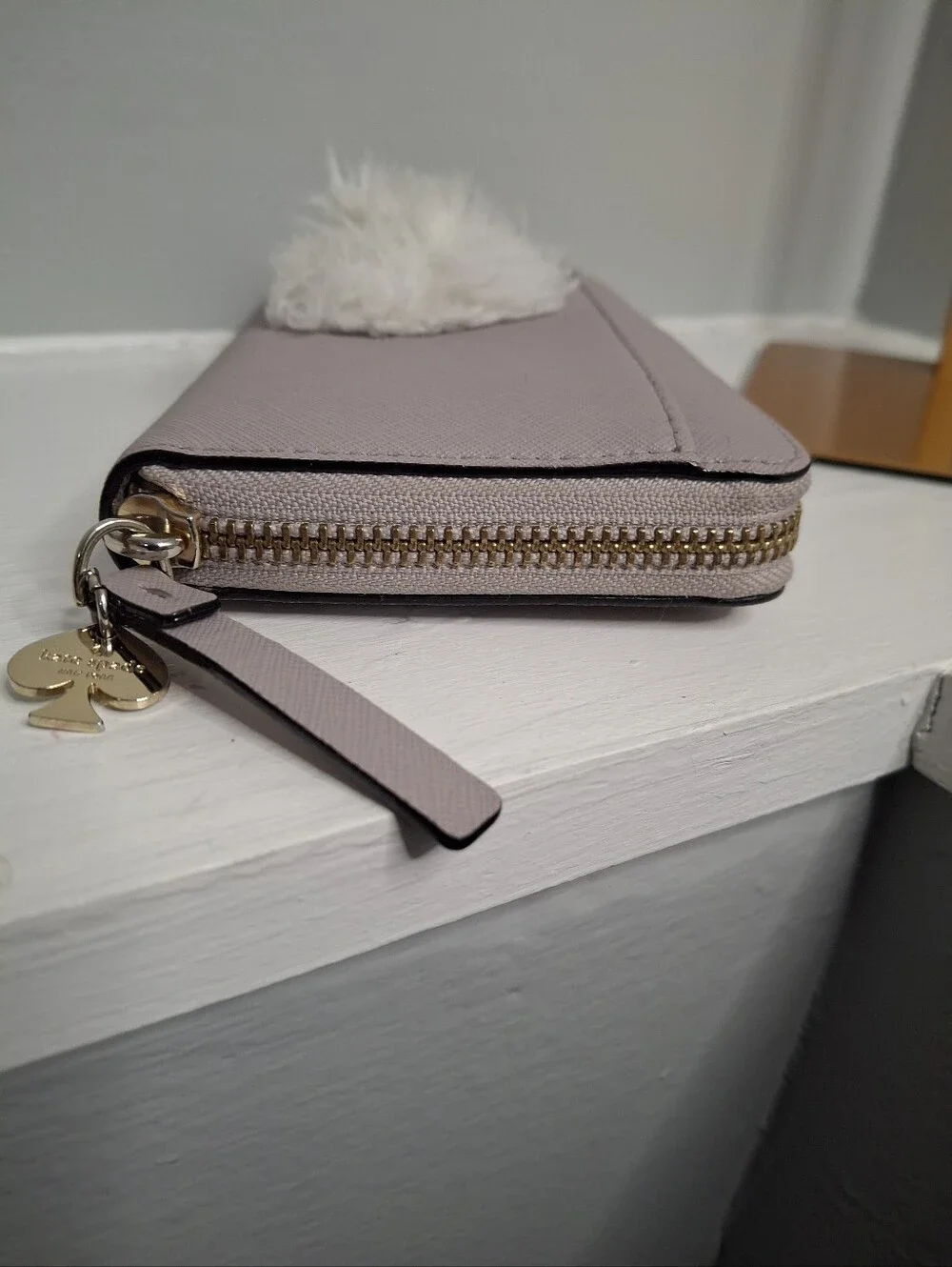 Kate Spade Make Magic Rabbit Lacey Bunny Zip Around Wallet EUC - Picture 4 of 6
